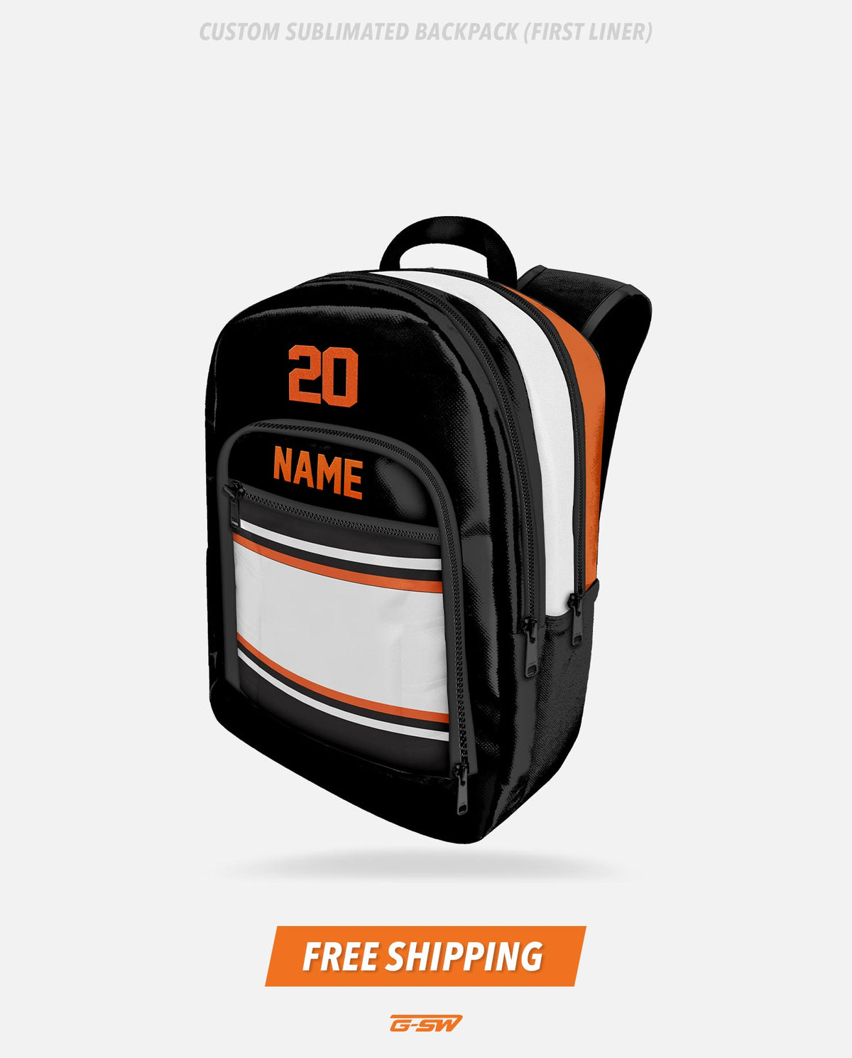 GSW Custom Sublimated Backpack (First Liner)